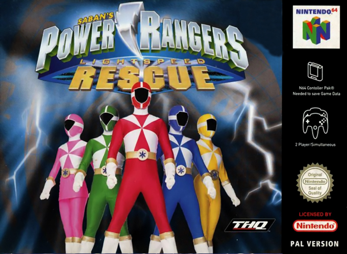 Saban's Power Rangers - Lightspeed Rescue — box-2D (EU)