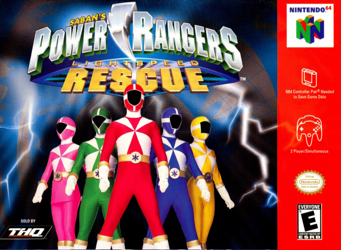 Saban's Power Rangers - Lightspeed Rescue box art