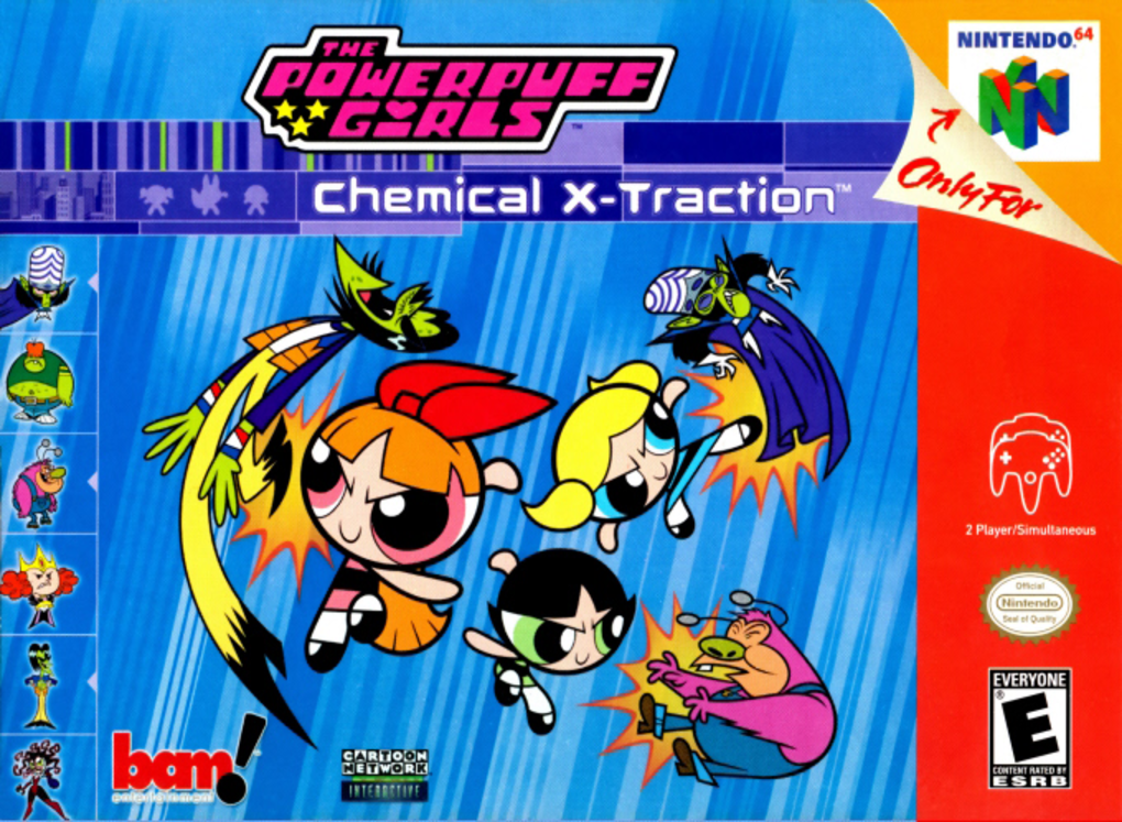 Powerpuff Girls - Chemical X-traction, The box art