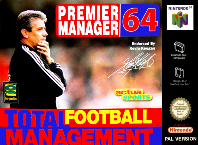 Premier Manager 64 box art