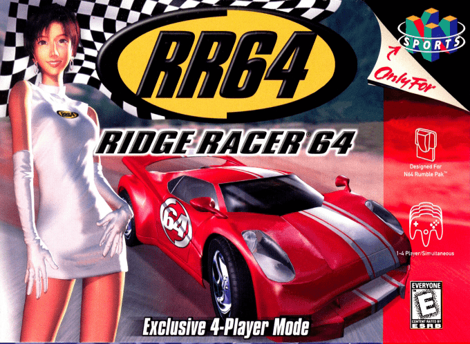 Ridge Racer 64 box art