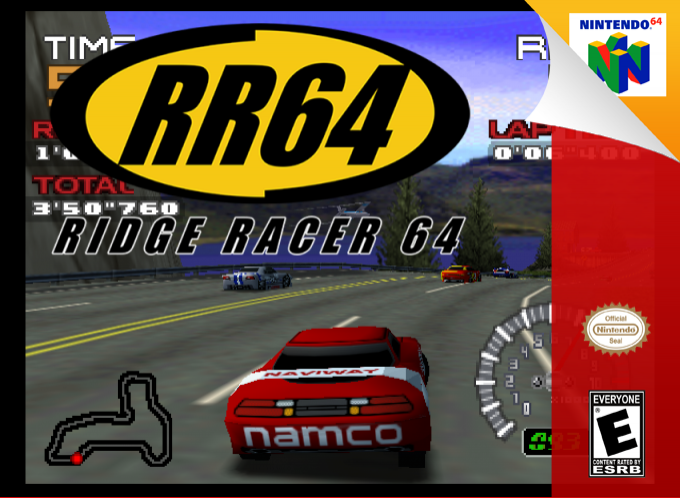 RR64 - Ridge Racer 64 — box-2D (SS)