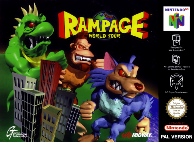 Rampage - World Tour — box-2D (EU)