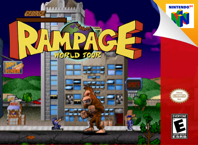 Rampage - World Tour — box-2D (SS)