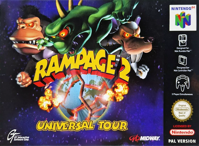 Rampage 2 - Universal Tour — box-2D (FR)