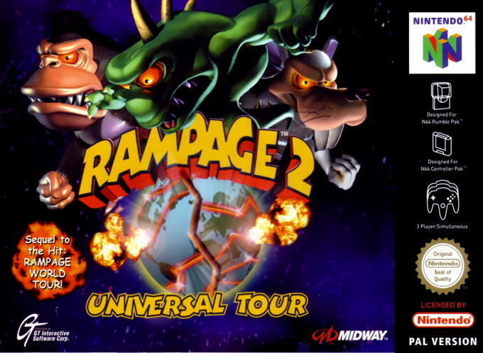 Rampage 2 - Universal Tour — box-2D (EU)