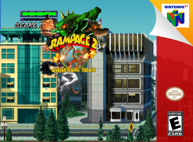 Rampage 2 - Universal Tour — box-2D (SS)