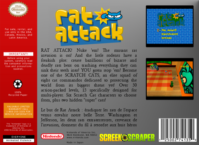 Rat Attack! — box-2D-back (SS)