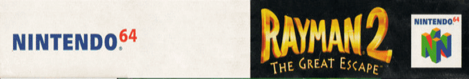 Rayman 2 - The Great Escape — box-2D-side (EU)
