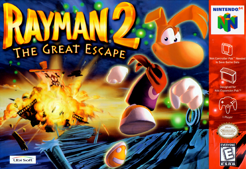 Rayman 2 - The Great Escape box art