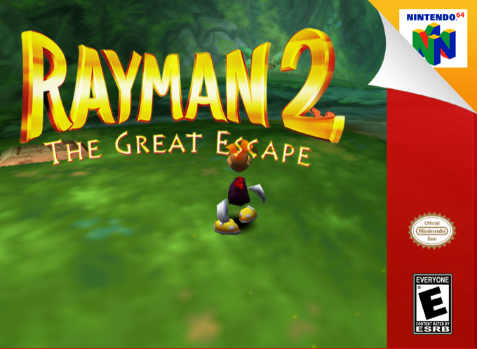 Rayman 2 - The Great Escape — box-2D (SS)
