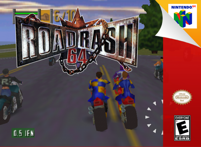 Road Rash 64 — box-2D (SS)