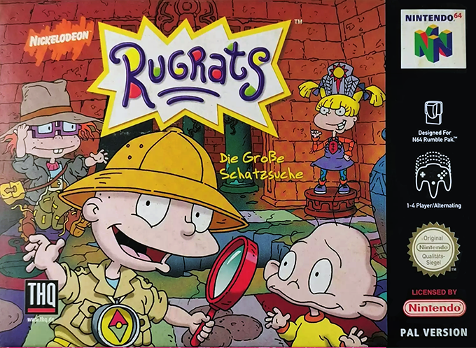 Rugrats - Treasure Hunt — box-2D (DE)
