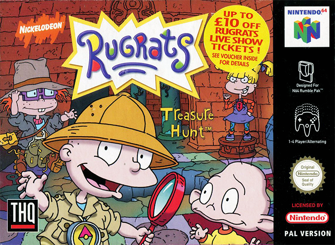 Rugrats - Treasure Hunt — box-2D (UK)