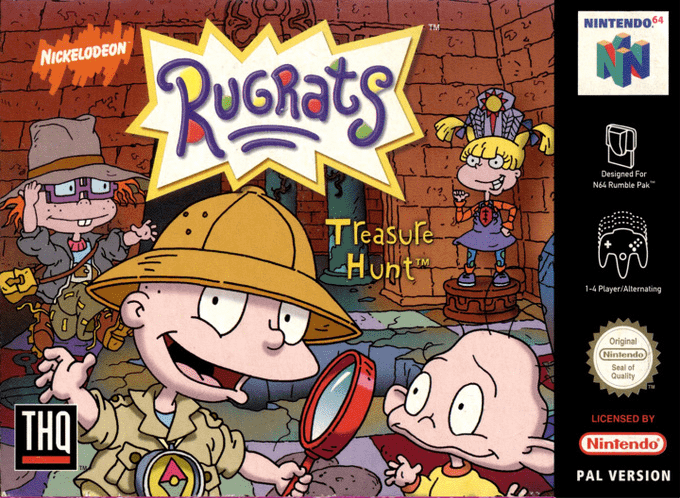 Rugrats - Treasure Hunt — box-2D (EU)