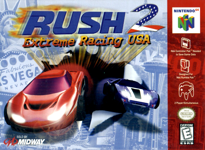Rush 2 - Extreme Racing Usa box art