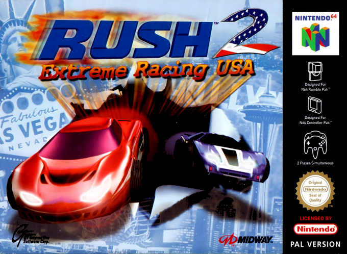Rush 2 - Extreme Racing Usa — box-2D (IT)
