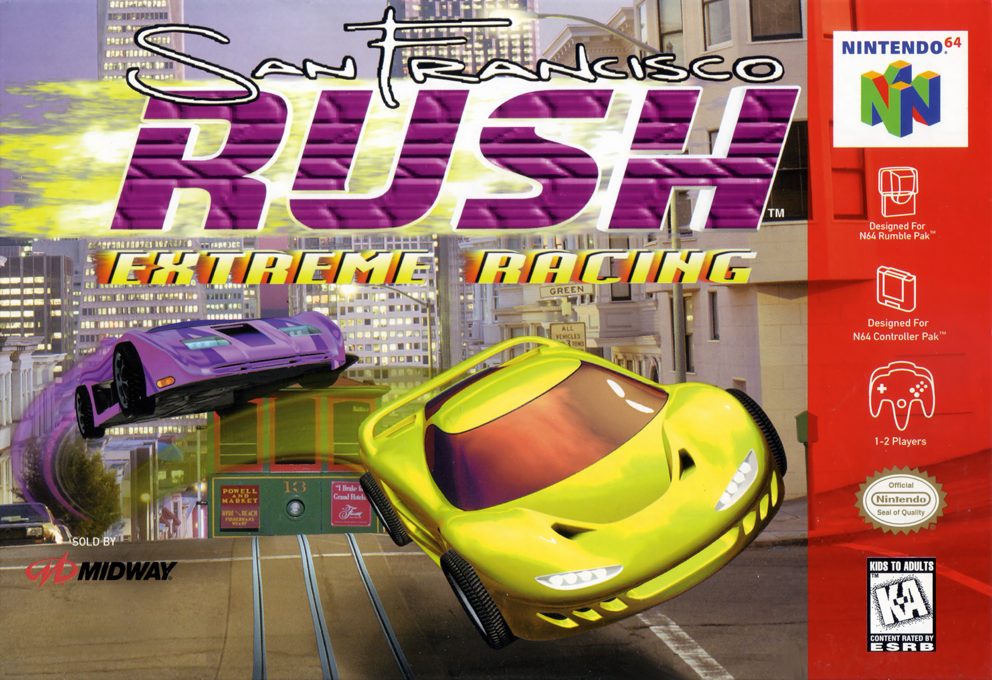 San Francisco Rush - Extreme Racing box art