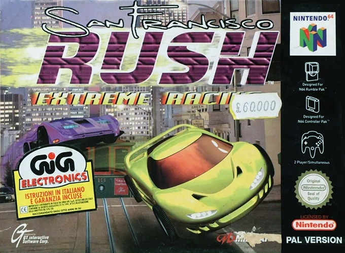 San Francisco Rush - Extreme Racing — box-2D (IT)
