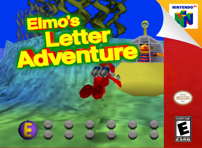 Sesame Street - Elmo's Letter Adventure — box-2D (SS)