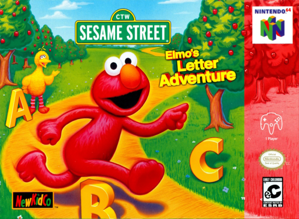 Sesame Street - Elmo's Letter Adventure box art