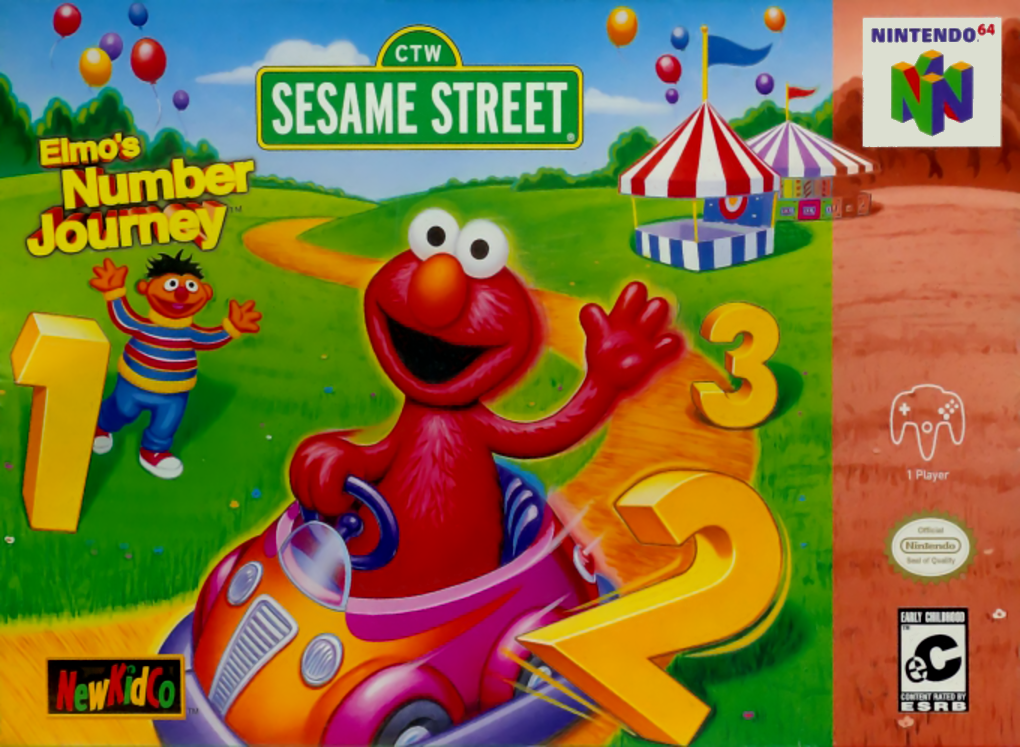 Sesame Street - Elmo's Number Journey box art