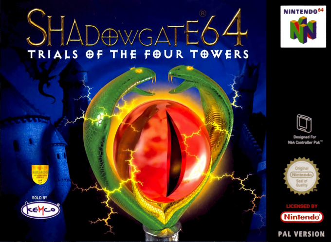 Shadowgate 64 - Trials Of The Four Towers — box-2D (EU)