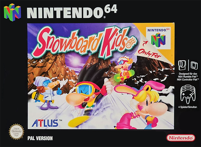 Snowboard Kids — box-2D (DE)