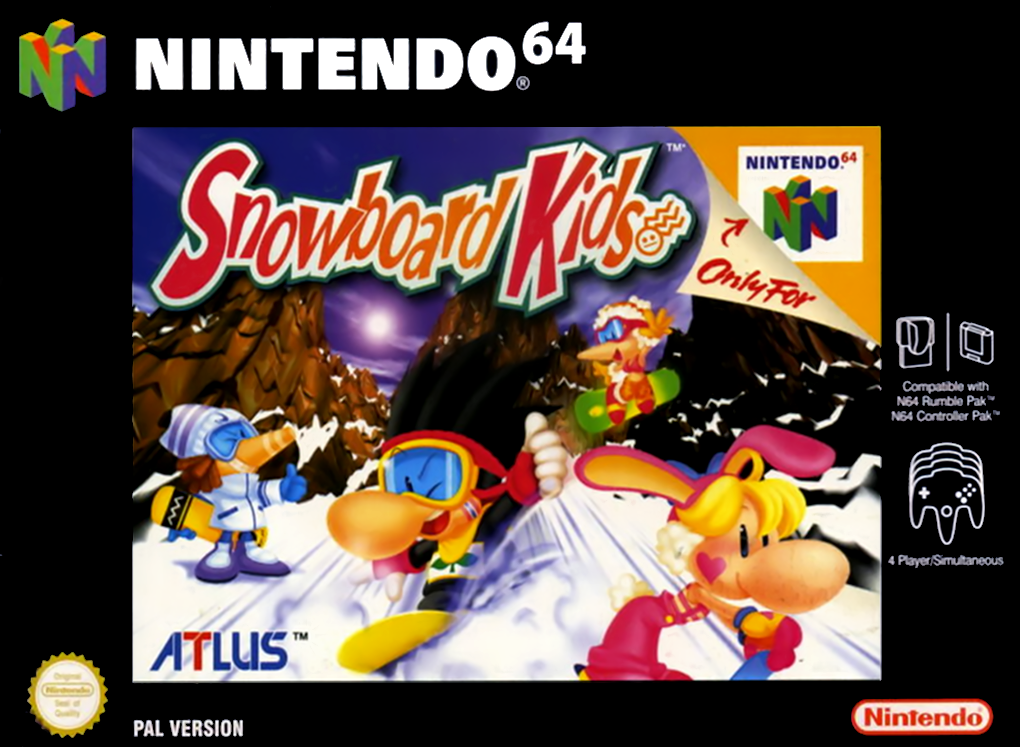 Snowboard Kids — box-2D (EU)