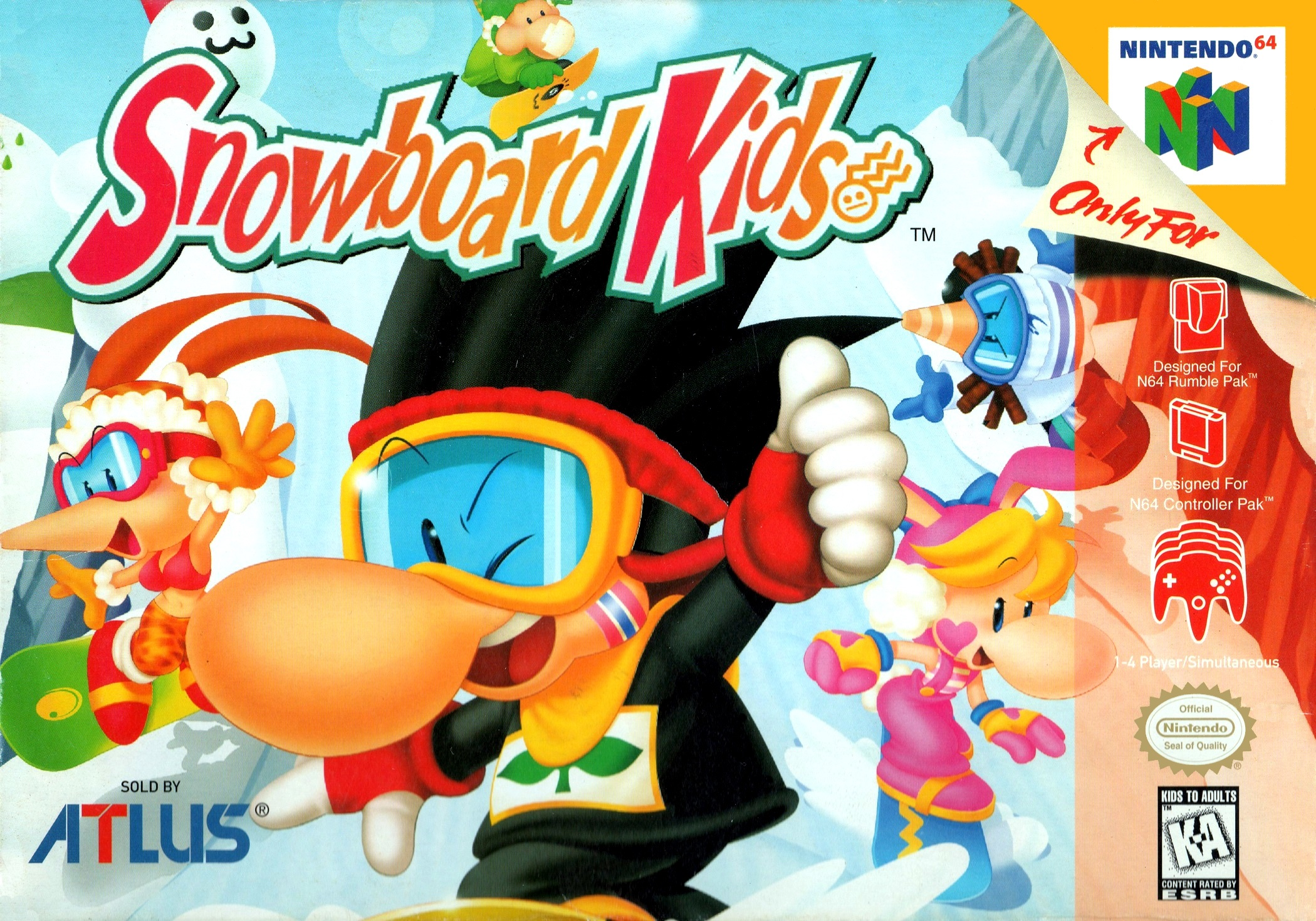 Snowboard Kids box art