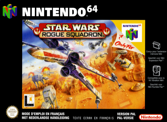 Star Wars - Rogue Squadron — box-2D (FI)