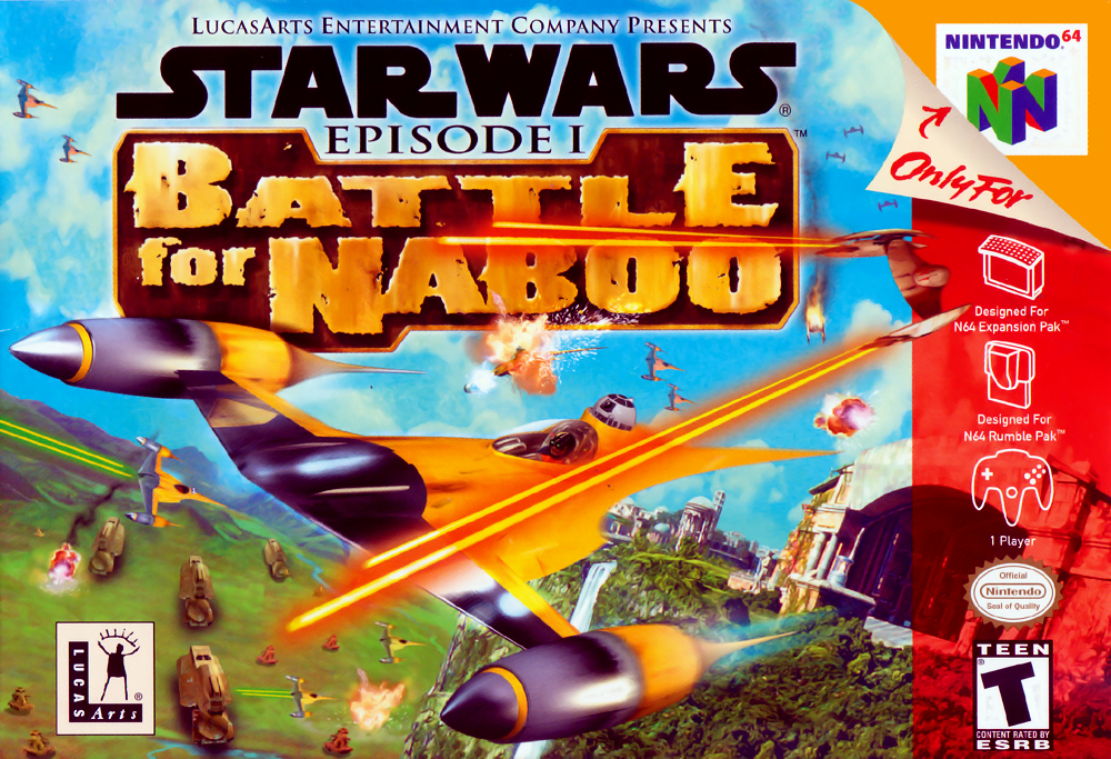 Star Wars Episode I - Battle For Naboo box art