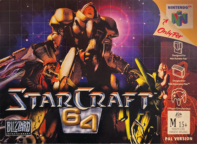 Starcraft 64 — box-2D (EU)