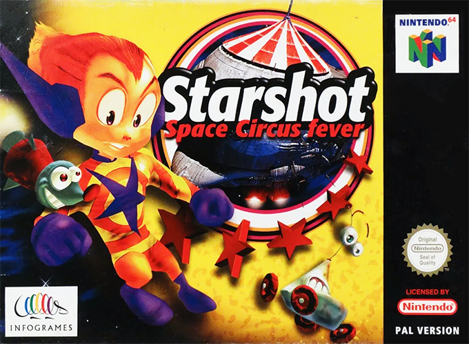 Starshot - Space Circus Fever — box-2D (EU)