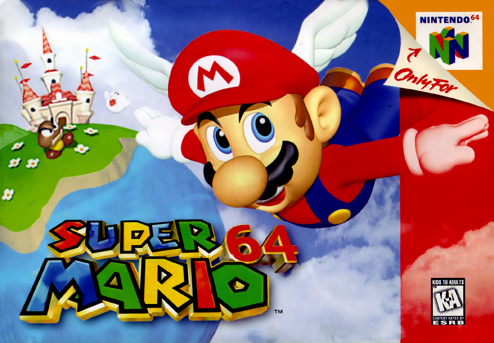 Super Mario 64 box art