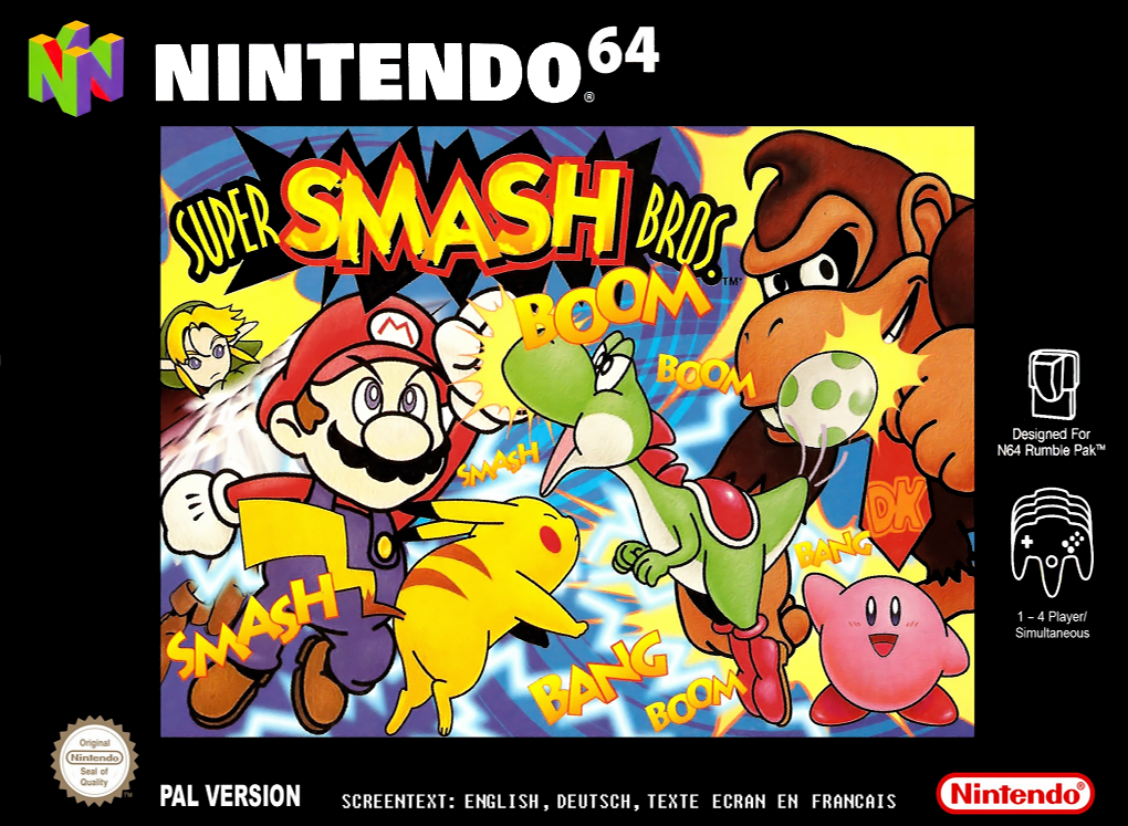 Super Smash Bros. — box-2D (EU)