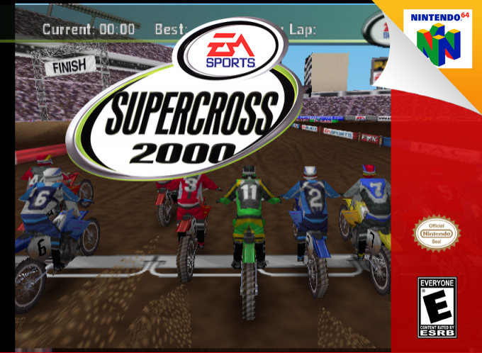 Supercross 2000 — box-2D (SS)