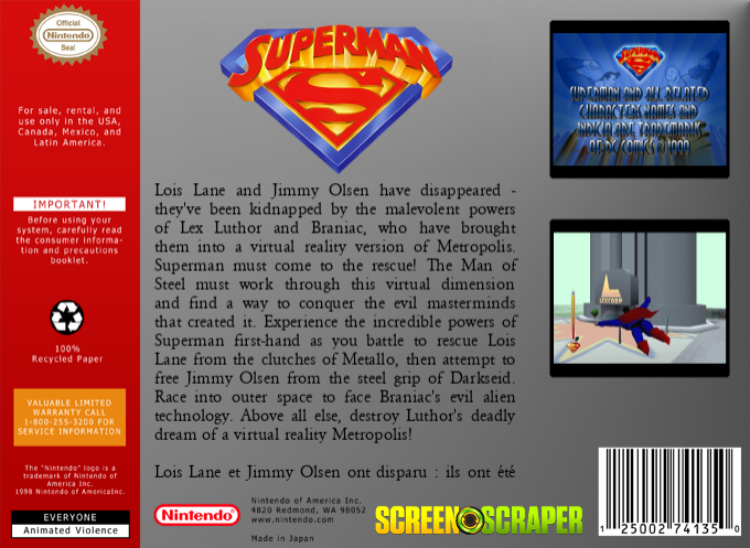 Superman — box-2D-back (SS)