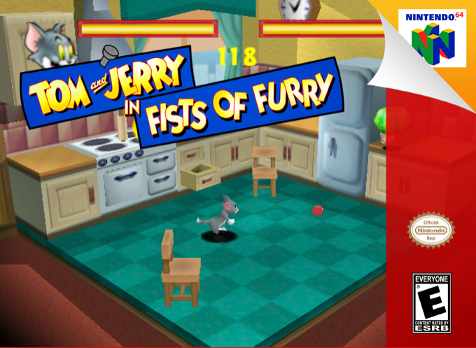 Tom and Jerry in Fists of Furry — box-2D (SS)