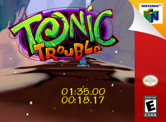 Tonic Trouble — box-2D (SS)