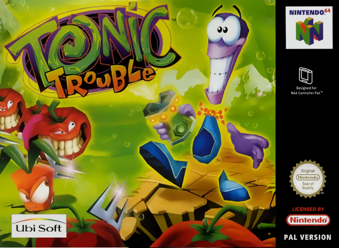 Tonic Trouble — box-2D (EU)