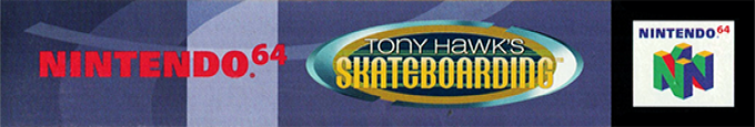 Tony Hawk's Skateboarding — box-2D-side (DE)
