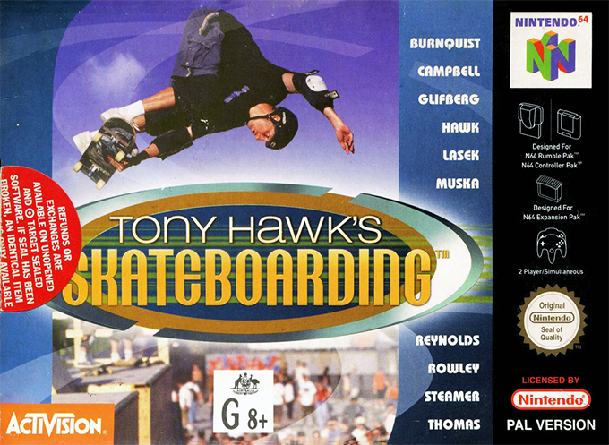 Tony Hawk's Skateboarding — box-2D (AU)