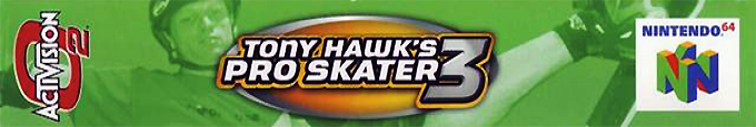 Tony Hawk's Pro Skater 3 — box-2D-side (US)