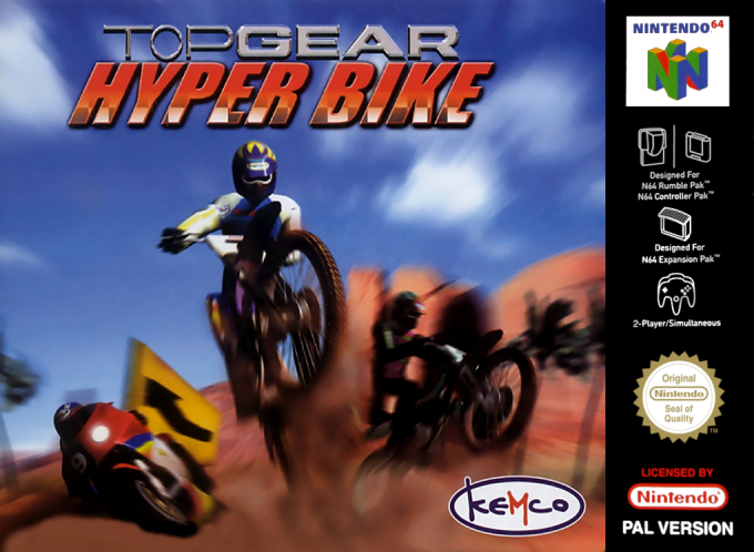 Top Gear Hyper-bike — box-2D (EU)