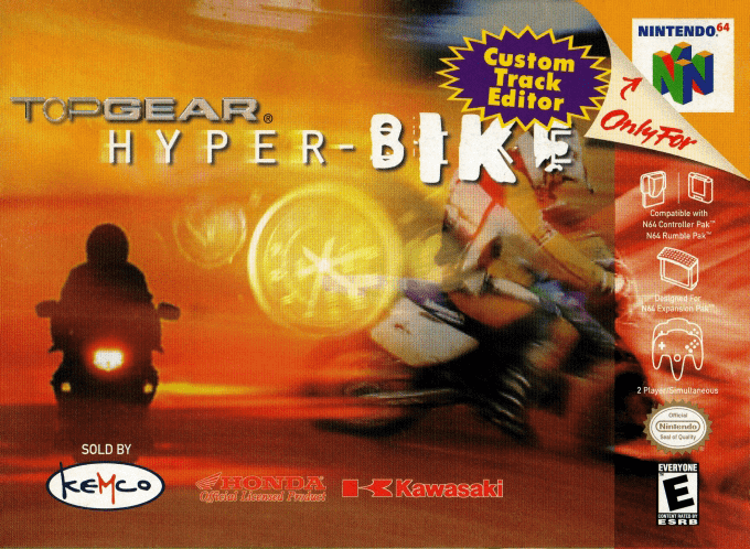 Top Gear Hyper-bike box art