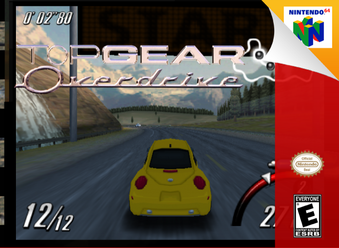 Top Gear Overdrive — box-2D (SS)