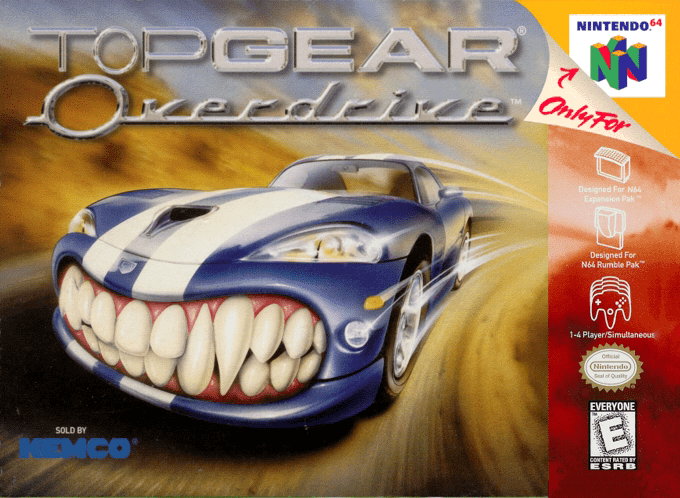 Top Gear Overdrive box art