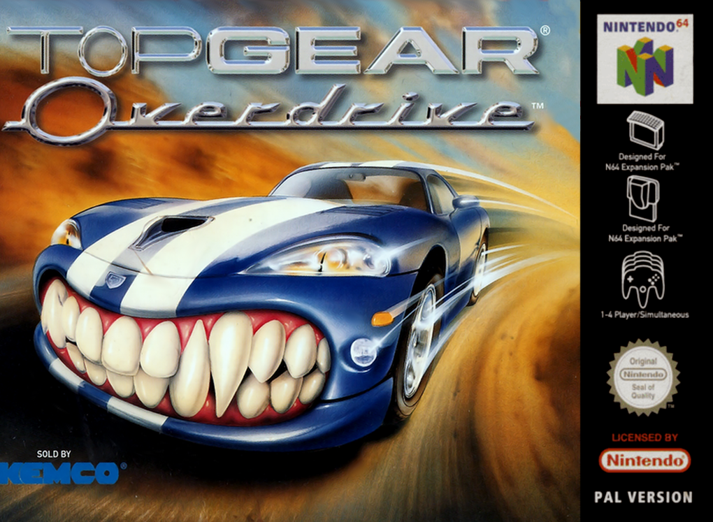 Top Gear Overdrive — box-2D (EU)