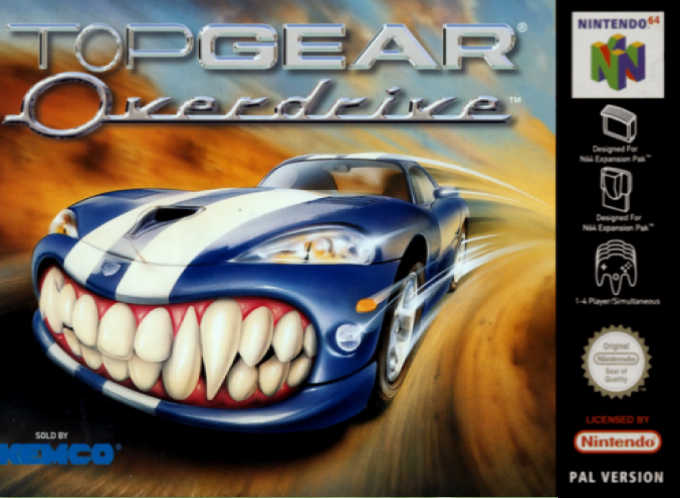 Top Gear Overdrive — box-2D (FR)